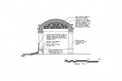Bus Shelter Side Section_001